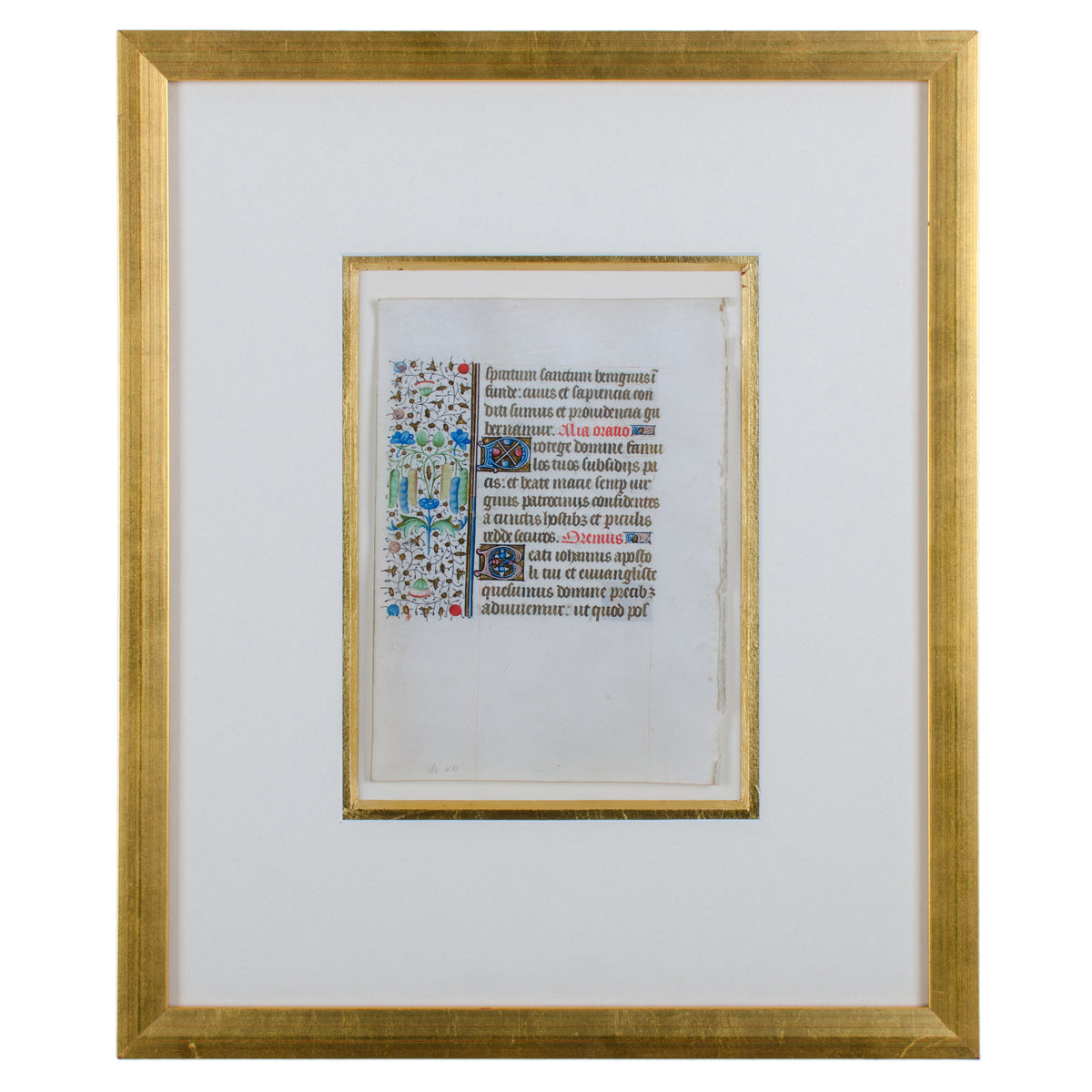 Book of Hours, Illuminated Manuscript, Northern France c