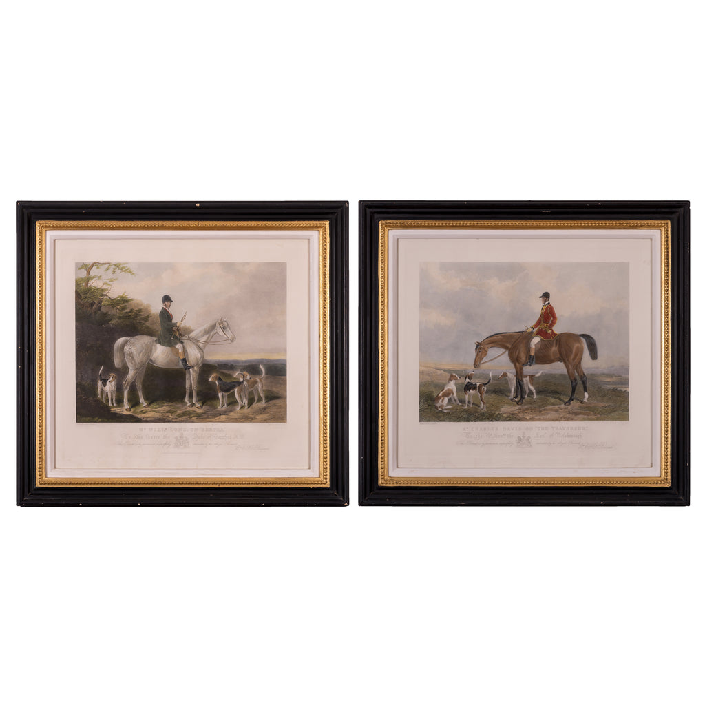 Fox Hunt Engravings - A Pair