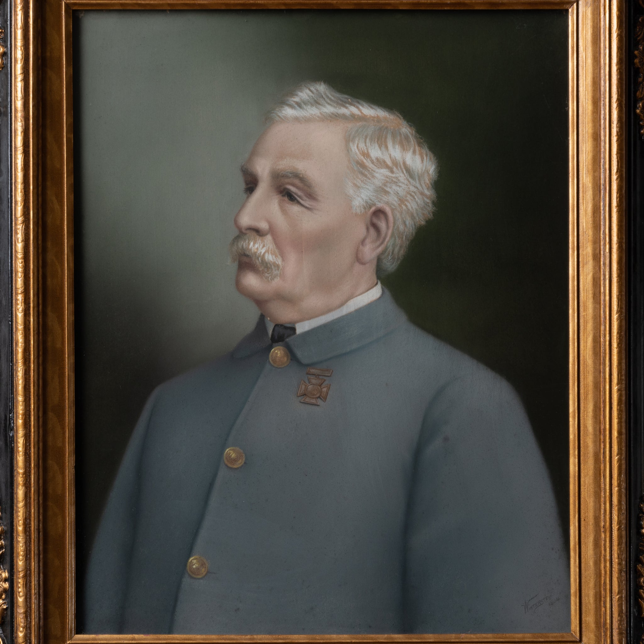 Confederate Captain Portrait by Winterstein, 1904