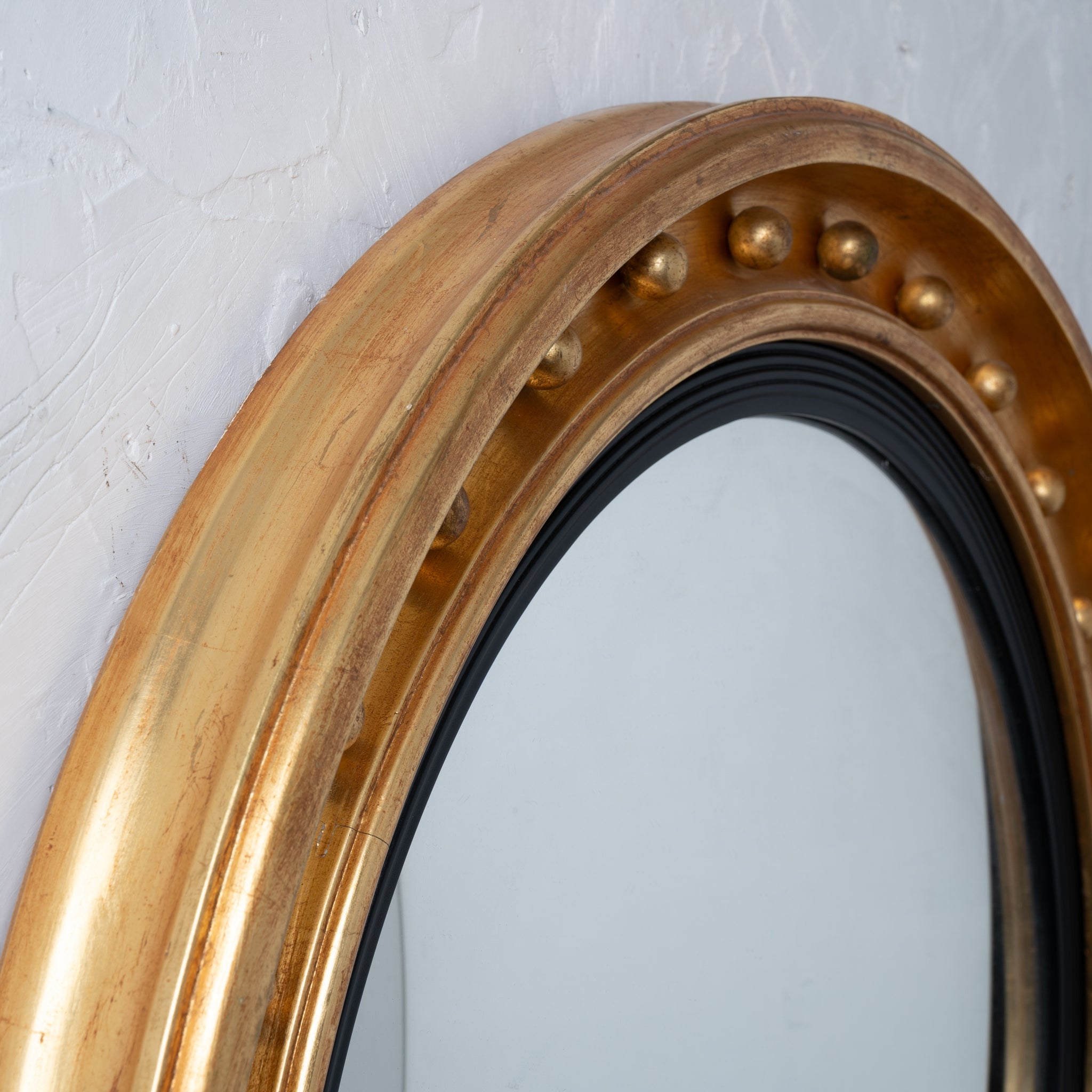 Regency Style Convex Bullseye Mirror