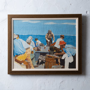 Fishermen Painting, 1940s