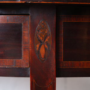 George III Mahogany Demilune Games Table