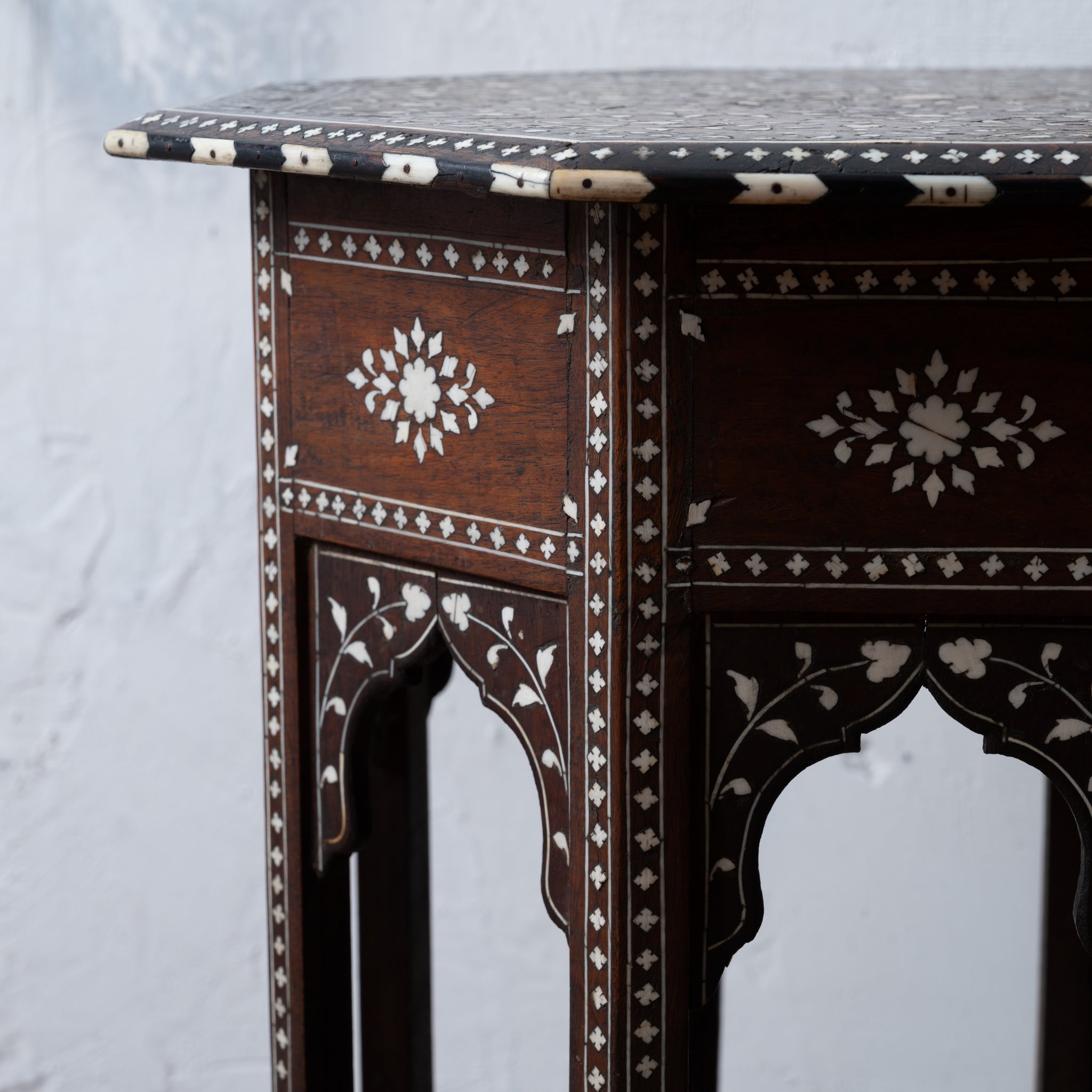 Anglo-Indian Octagonal Traveling Table - A. A. Vantine & Co.