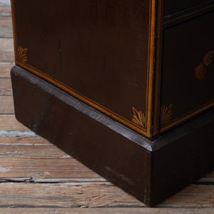 Painted Scottish Stag & Thistle Chest, c.1870s