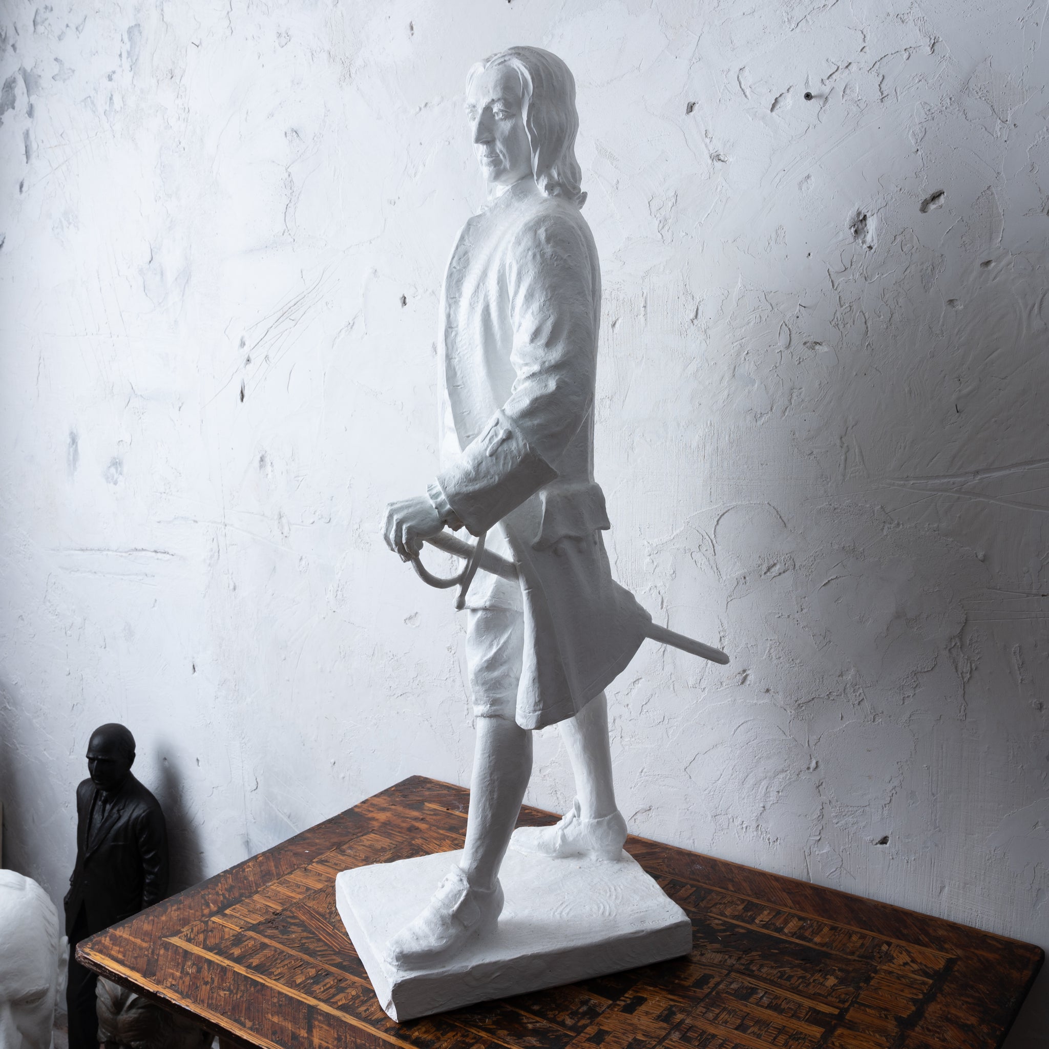 General James Oglethorpe Plaster Maquette by Rosario Russell Fiore
