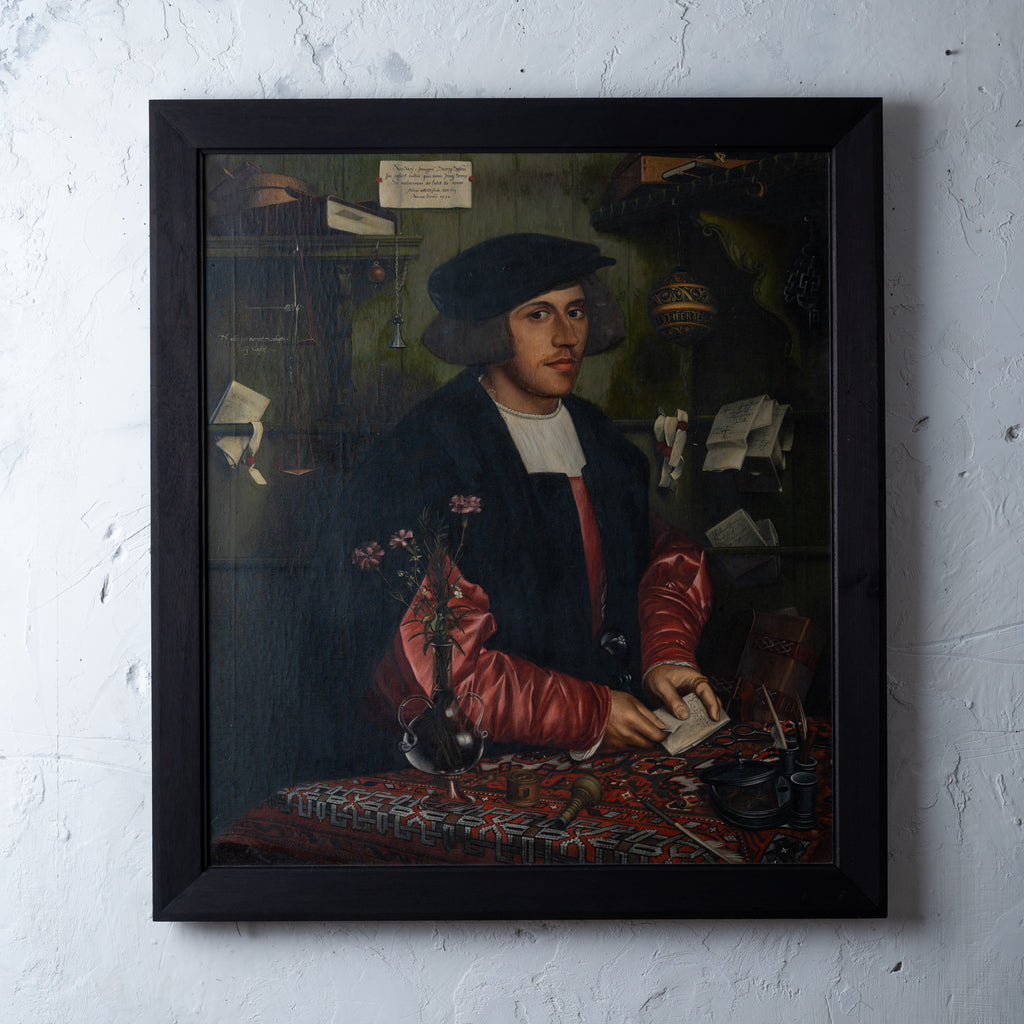 Max Finné - The Merchant Portrait after Hans Holbein 