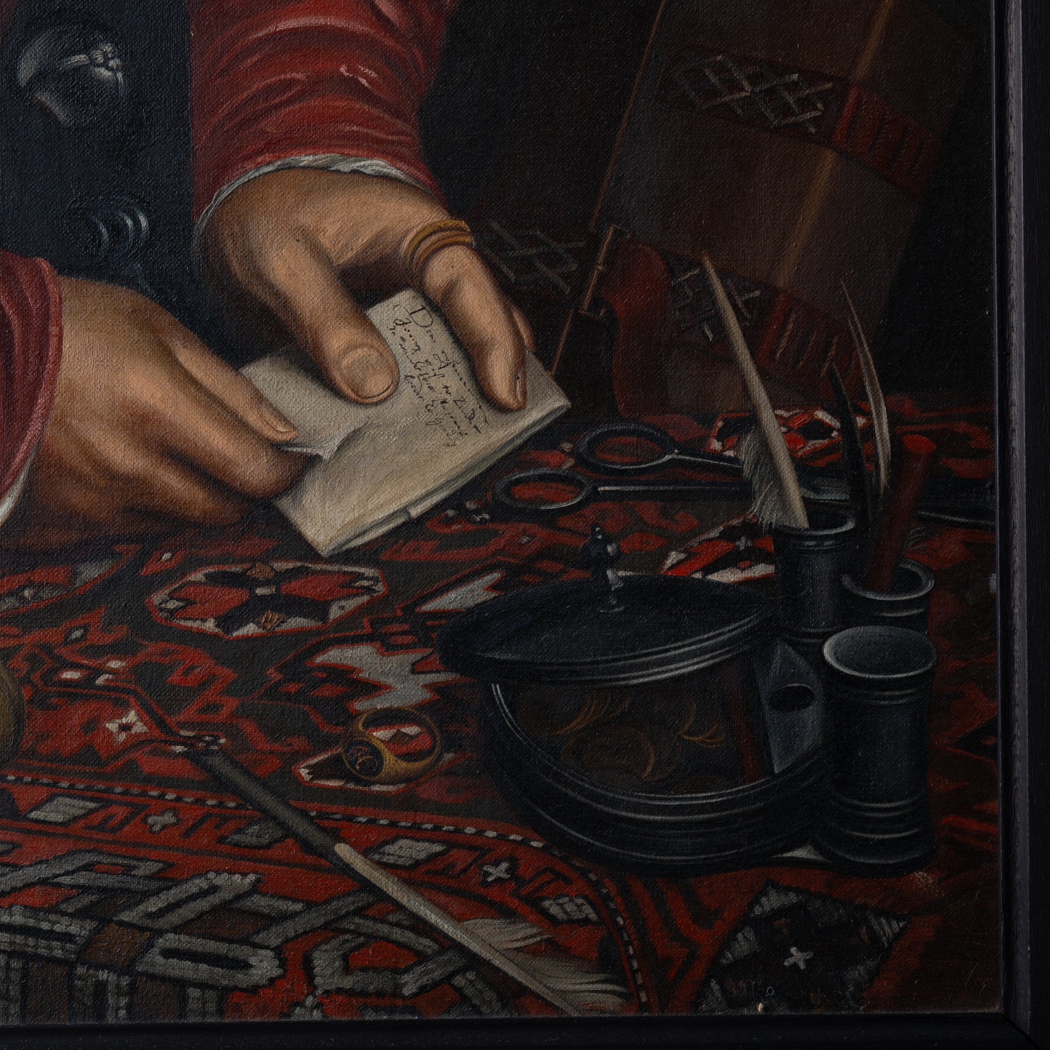 Max Finné - The Merchant Portrait after Hans Holbein 