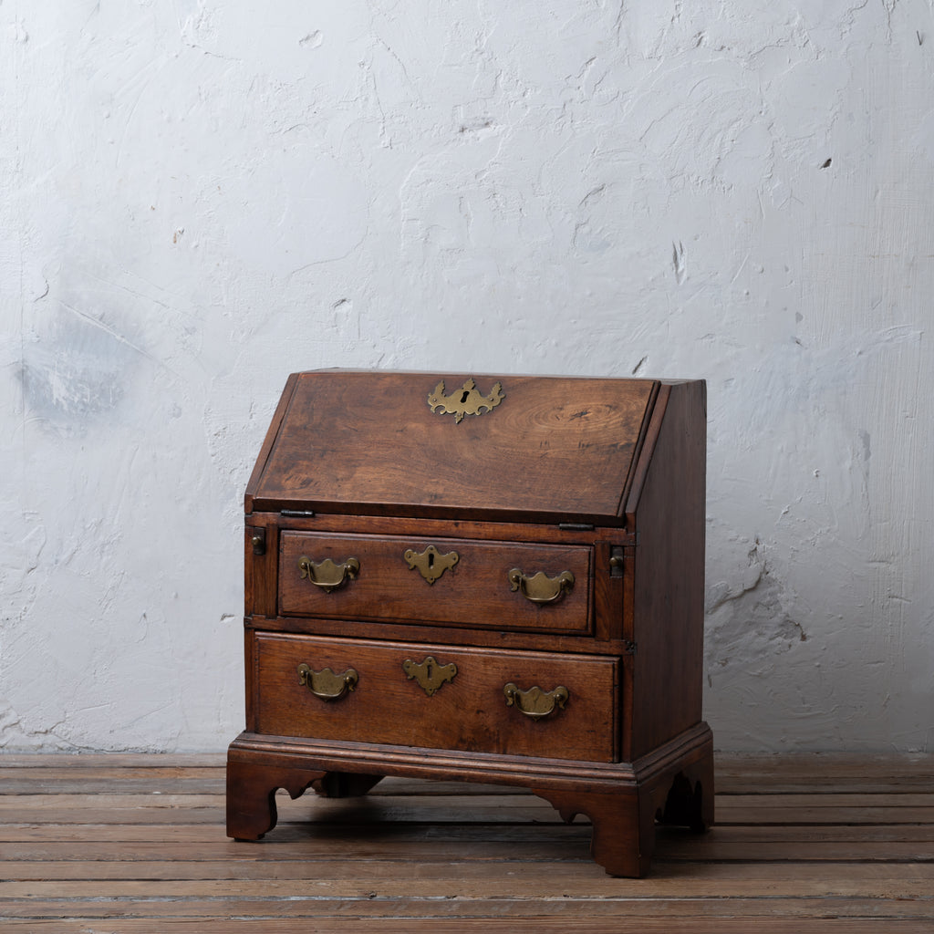 Child’s Chestnut Slant Front Desk, New England, 18th Century