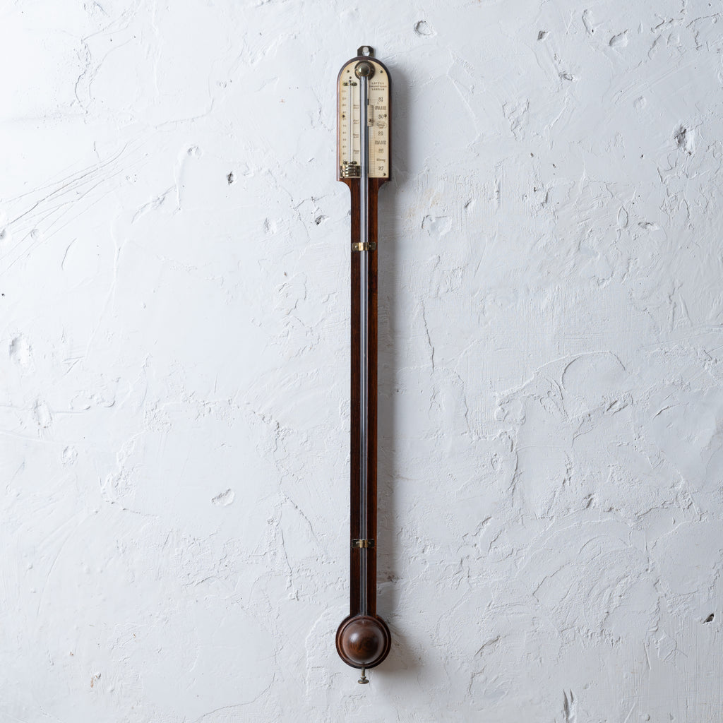 English Stick Barometer by Loftus, London, 19th Century