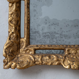 Louis XIV Paraclose Giltwood Mirror, c.1700