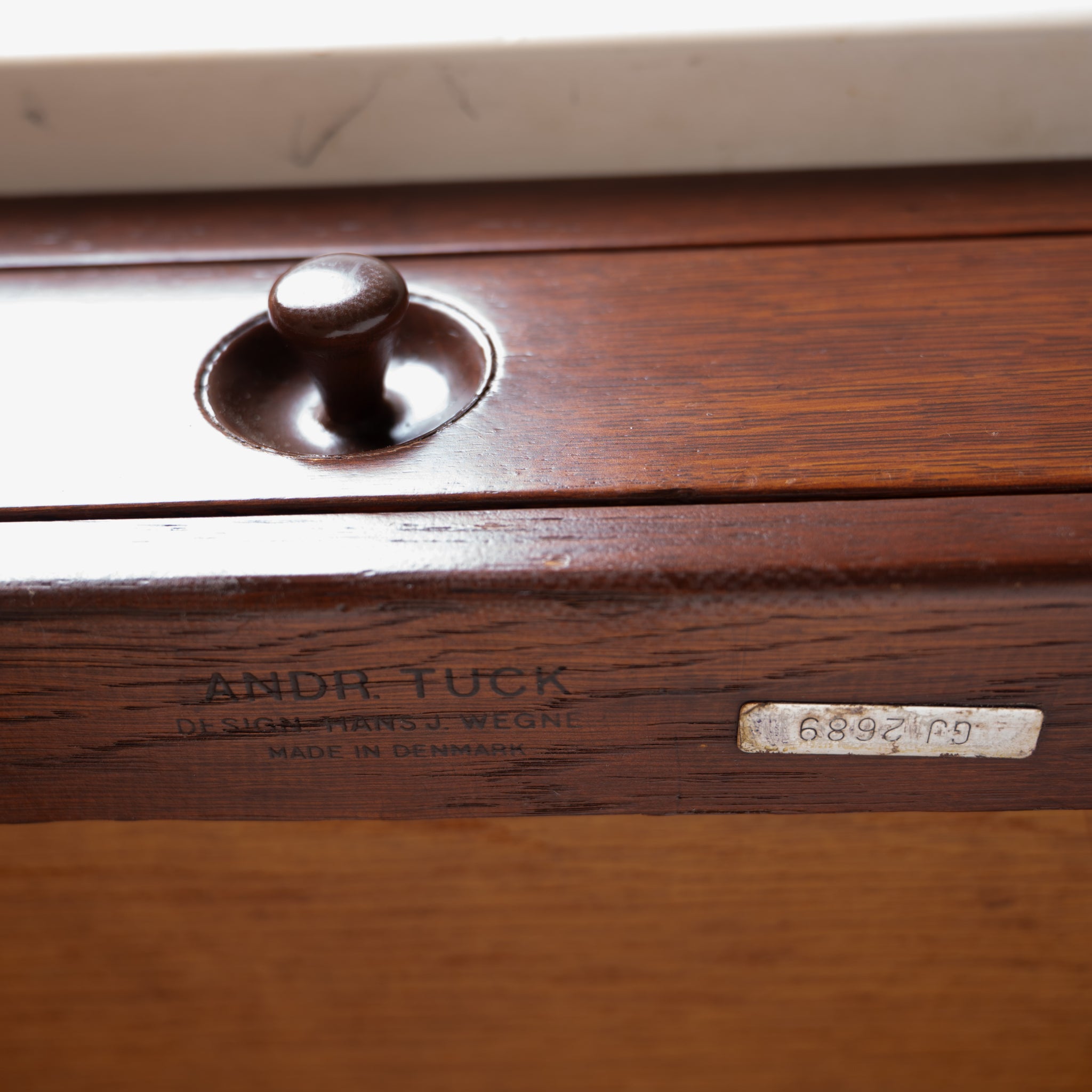 Hans Wegner Drop Leaf Desk AT-305 for Andreas Tuck, 1955