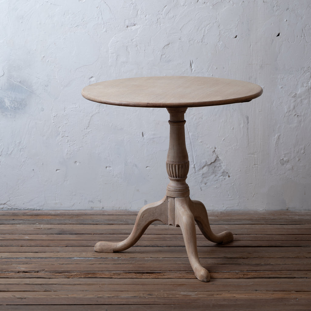Bleached Georgian Tilt Top Table, c.1780