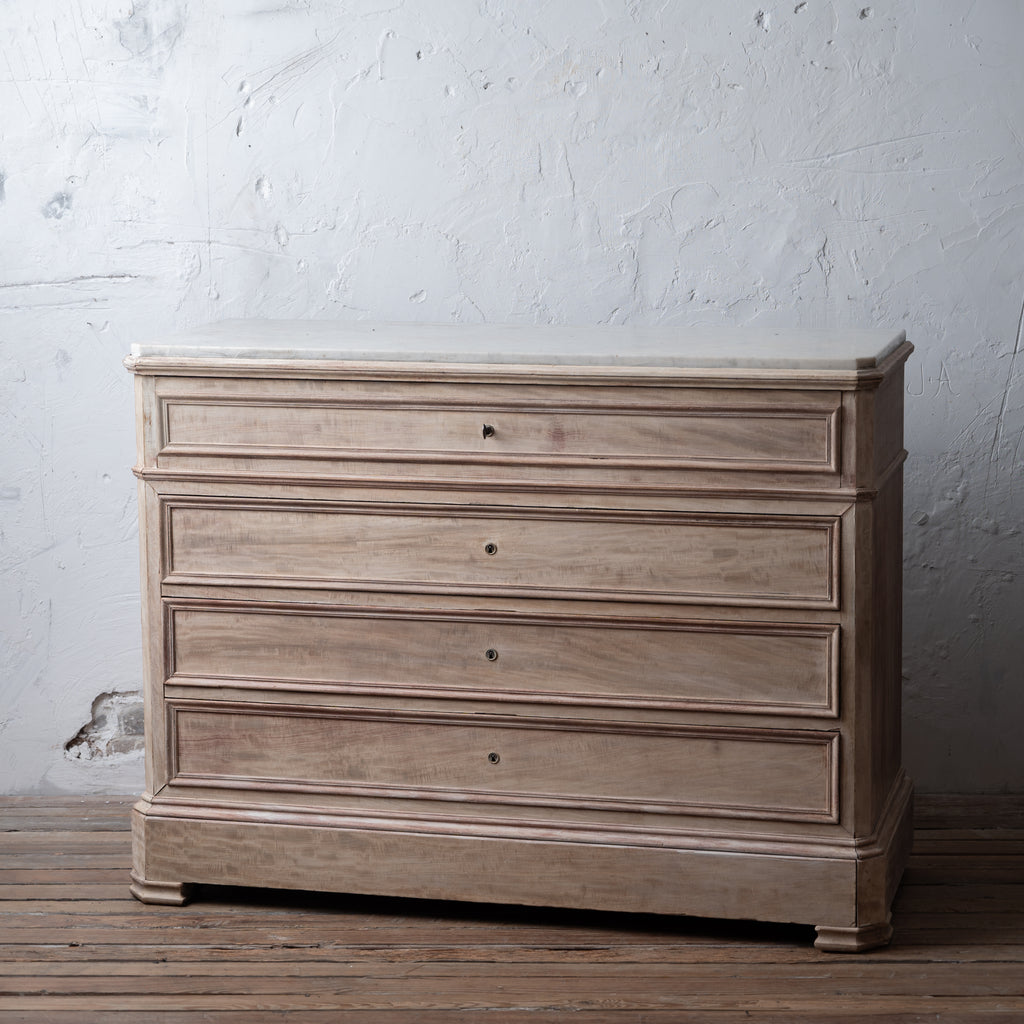 Bleached Louis Phillipe Commode with Butler’s Desk