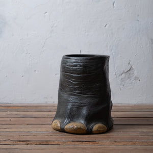 Faux Elephants Foot Umbrella Stand