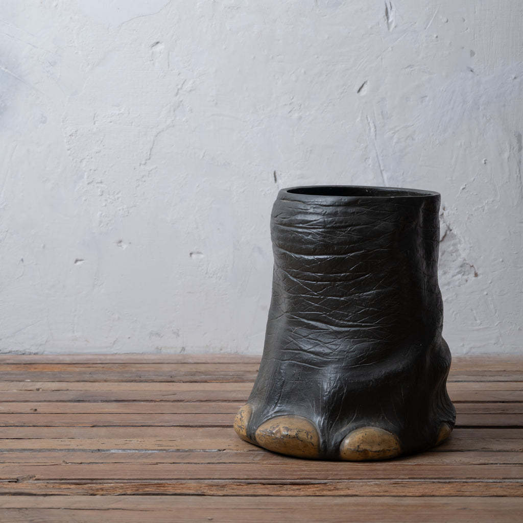 Faux Elephants Foot Umbrella Stand