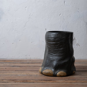 Faux Elephants Foot Umbrella Stand