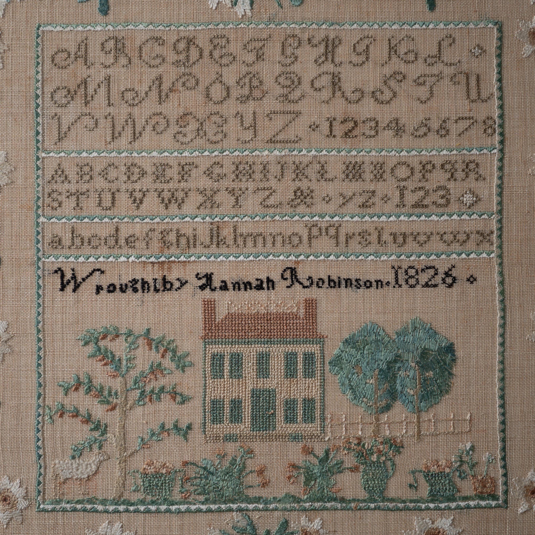 Needlework Sampler, Philadelphia, 1826