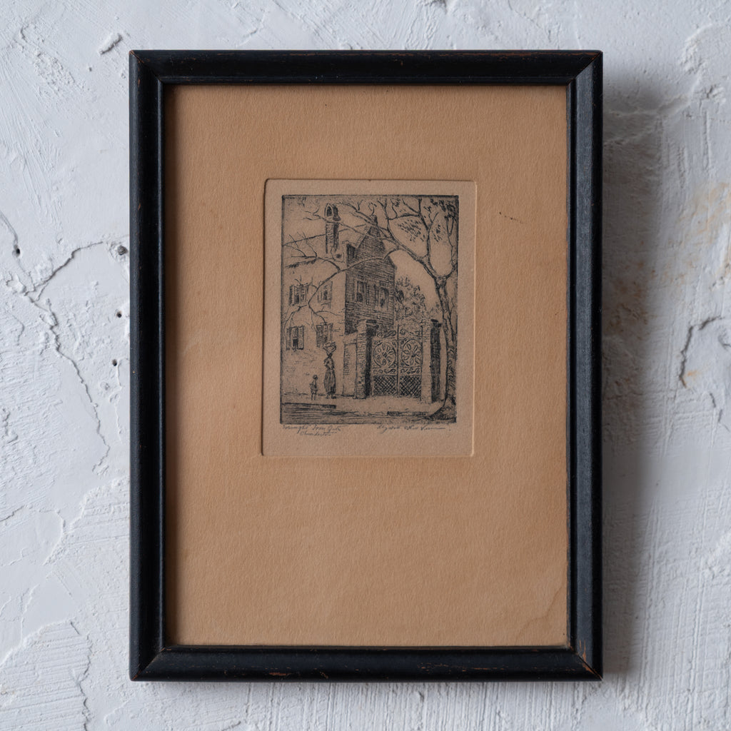 Elizabeth O’Neill Verner - Wrought Iron Gate Etching, 1928