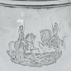 Historic Charleston Silver Goblet - Light Dragoons vs Georgia Hussars, 1856