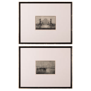 Armin Landeck Etchings - A Pair