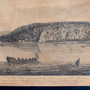 A View of Cape Rouge, Quebec, Canada, Mazell after Capt. Hervey Smyth, c.1760s