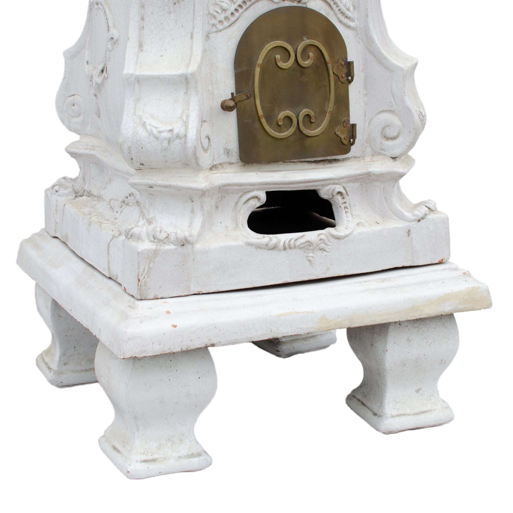 19th c. Austrian Faience Kachelofen Stove