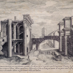 Étienne Dupérac Etchings of Ancient Roman Ruins, 17th Century - A Pair