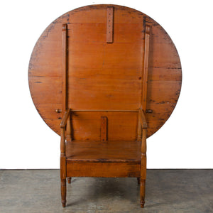 Hutch Chair Table, New England, 19th Century