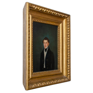Limner Portrait of Young Gentleman, 19th Century