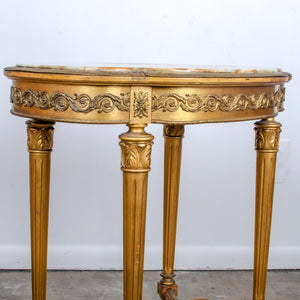 Louis XVI Style Onyx Top Gilded Center Table, c.1890