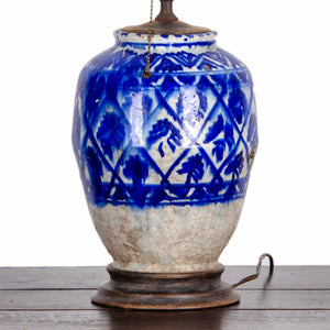 Persian Safavid Period Spice Jar Lamp, c.16th C