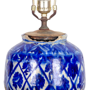 Persian Safavid Period Spice Jar Lamp, c.16th C