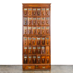 Antique Vertical File Cabinet