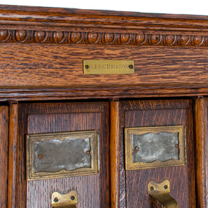 Antique Vertical File Cabinet