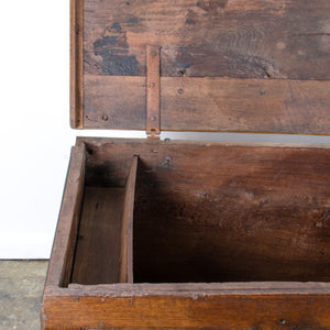 Provincial Spanish Oak Paneled Coffer, c.17th Century