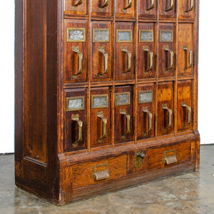 Antique Vertical File Cabinet