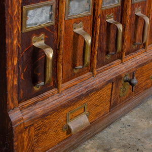 Antique Vertical File Cabinet