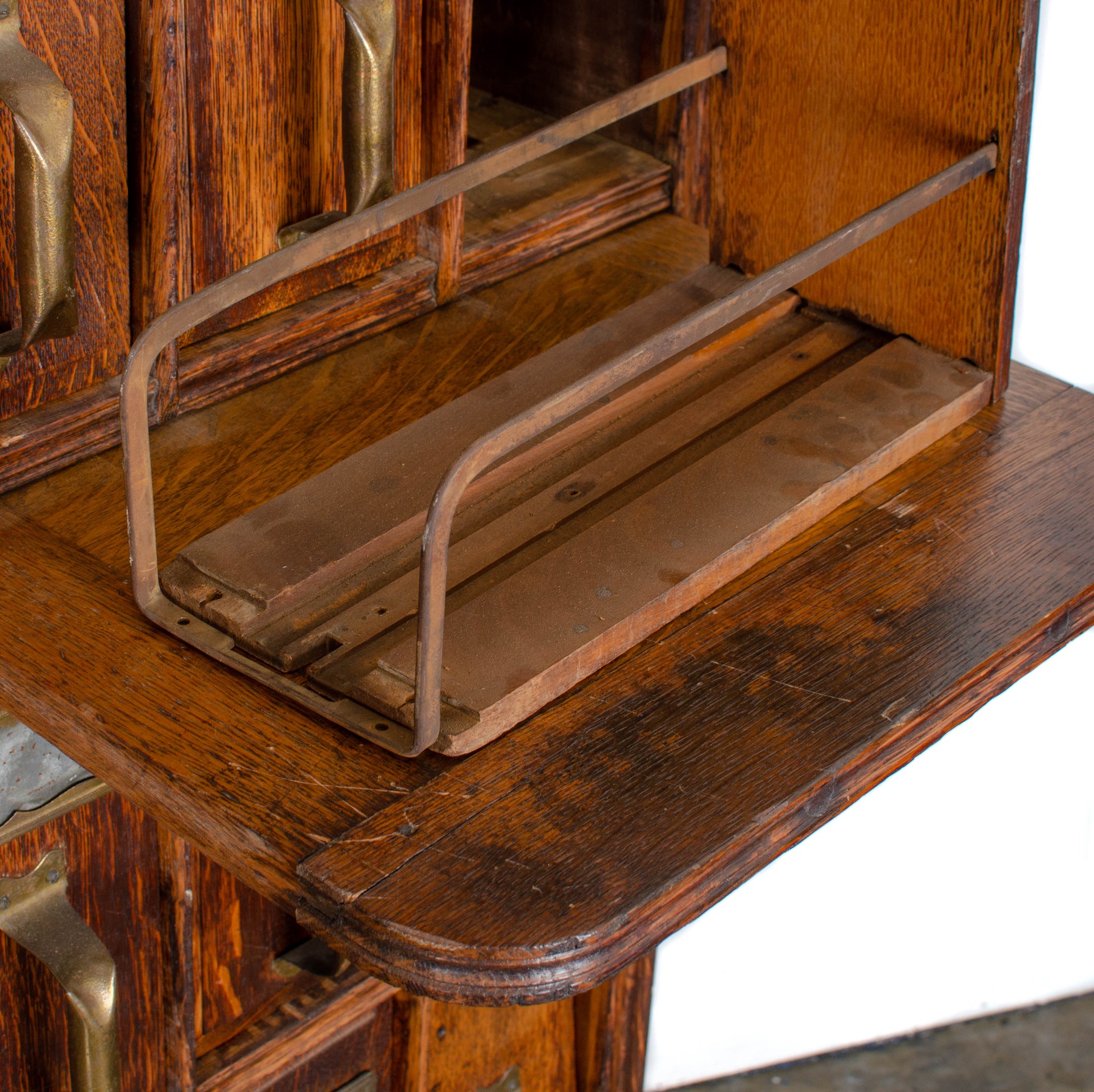Antique Vertical File Cabinet
