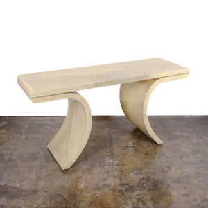 Springer Style Goatskin Console Table