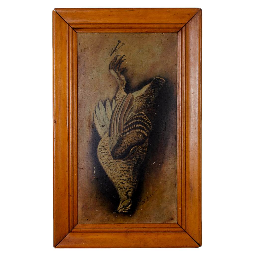 Trompe L’oeil Game Bird Painting, 19th Century