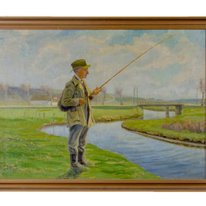 Fisherman Oil on Canvas