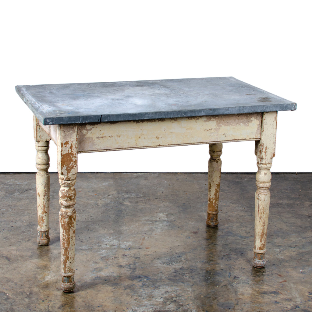 Continental Zinc-Top Potting Table, c.1890