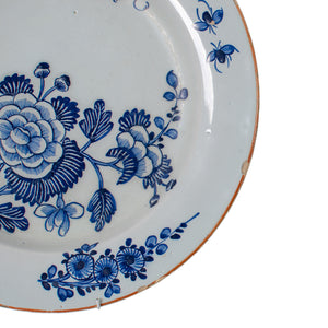 English Delft Charger, 18th Century