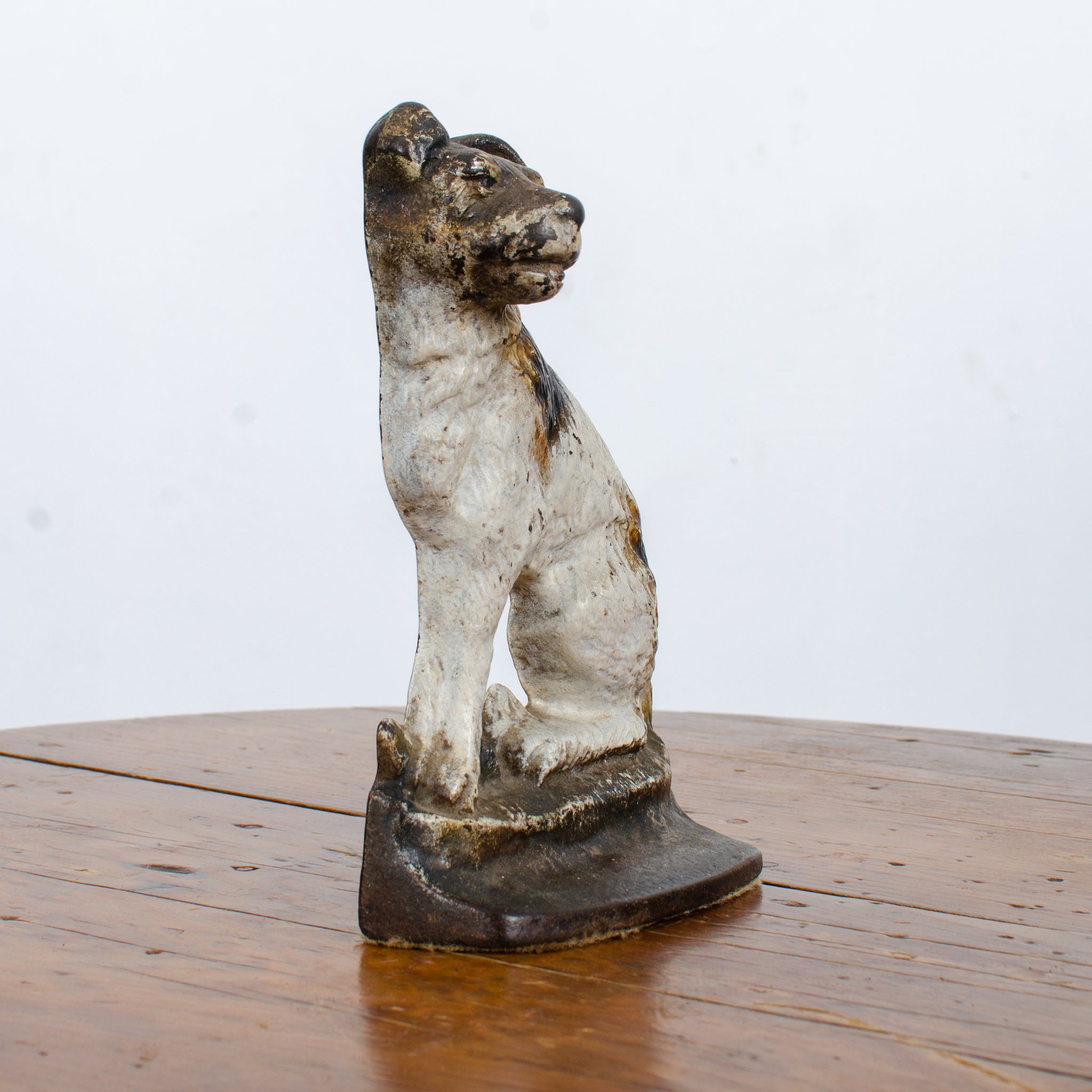 Rare Creations Co. Cast Iron Terrier Doorstop c.1930