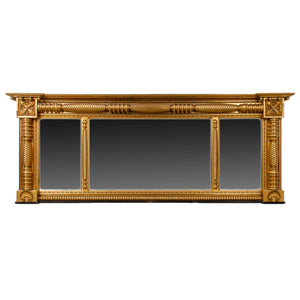 Federal Gilt Overmantel Mirror