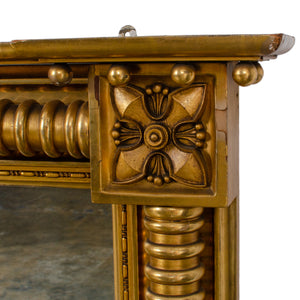 Federal Gilt Overmantel Mirror