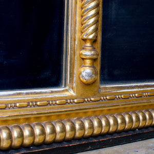 Federal Gilt Overmantel Mirror