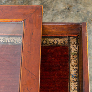 George III Mahogany Vitrine Table