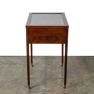 George III Mahogany Vitrine Table