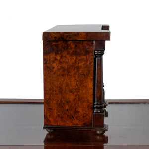 Scottish Miniature Burl Wood Chest of Drawers, 1863